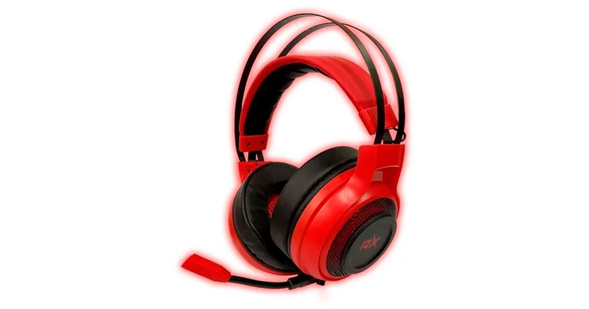 Reptilex Gamer Pro Headset - Deep Red (RX0027R) | SoloTodo.cl