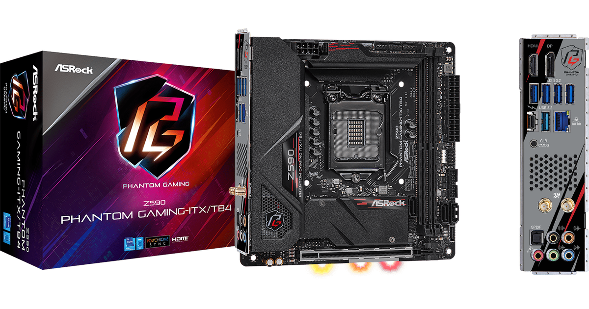 ASRock Z590M Phantom Gaming-ITX/TB4 | SoloTodo.cl
