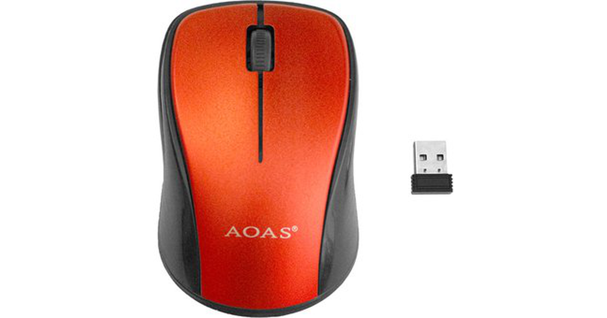 Aoas Wireless Mouse - Rojo | SoloTodo.cl