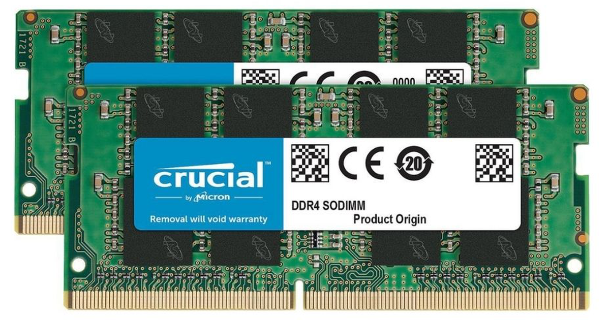 メモリー So-dimm DDr4-3200. 32GB(16GBx2) Crucial CT2K16G4SFRA32A (2 x 16GB | SO-DIMM DDR4-3200) | SoloTodo.cl