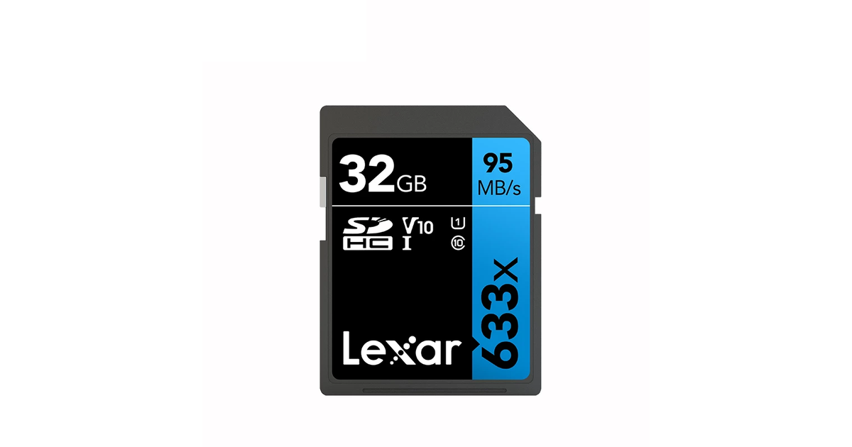 Lexar High-Performance SDHC / SDXC 32 GB Class 10 / UHS Class 1 (U1 ...