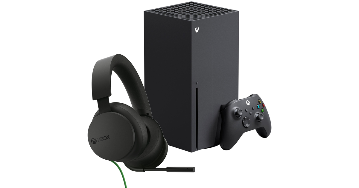 Microsoft Xbox Series X + Audífonos Xbox | SoloTodo.cl