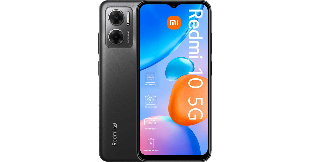 Xiaomi Redmi 10 5G (128 GB / 4 GB / Graphite Gray) | SoloTodo.cl