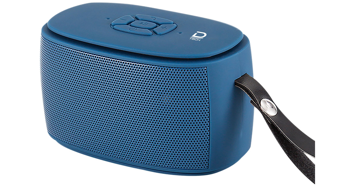 DTech Parlante Bluetooth 5.0 + EDR - Azul | SoloTodo.cl