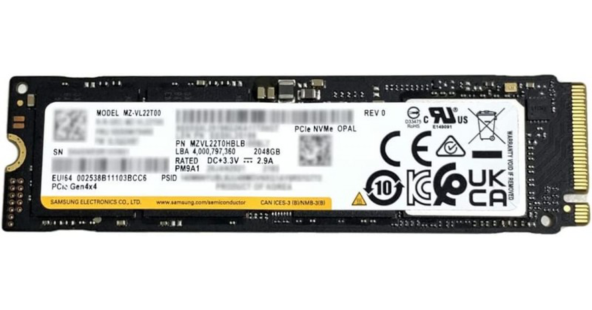 Samsung PM9A1 512 GB (MZVL2512HCJQ) | SoloTodo.cl