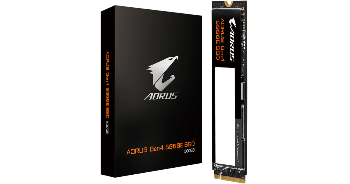 Gigabyte Aorus Gen4 5000E SSD 500 GB (AG450E500G-G) | SoloTodo.cl