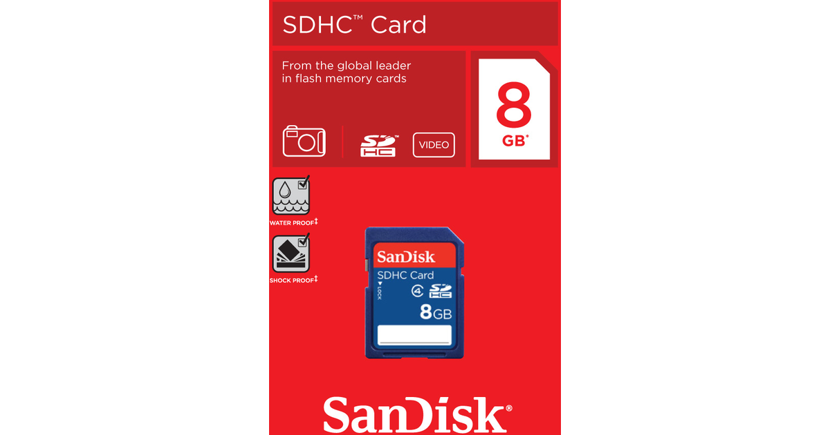 SanDisk SDHC / SDXC 8 GB Class 4 (SDSDB-008G-B35) | SoloTodo.cl