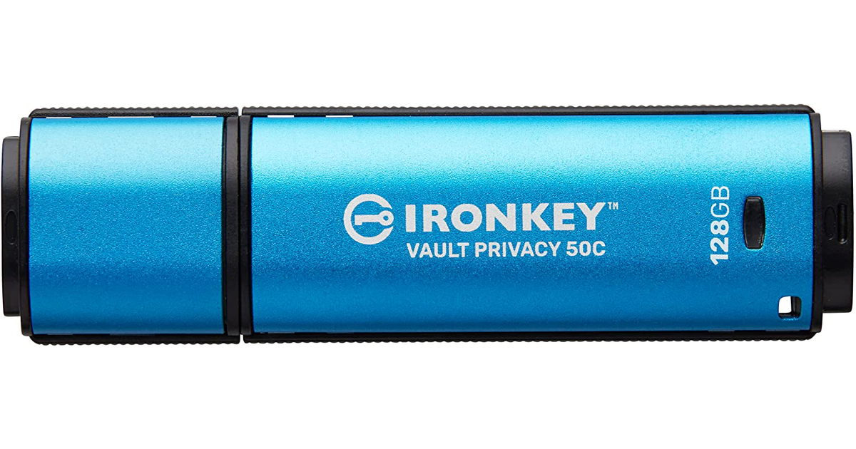 Kingston IronKey Vault Privacy 50C 128 GB (IKVP50C/128GB) | SoloTodo.cl