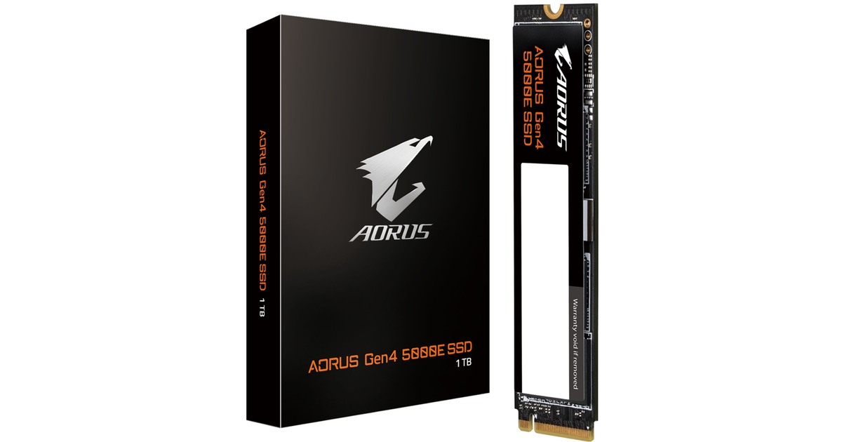Gigabyte Aorus Gen4 5000E SSD 1 TB (AG450E1024-G / AG450E1TB-G ...
