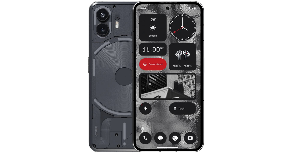 Nothing Phone (2) (256 GB / 12 GB / Dark Gray) | SoloTodo.cl