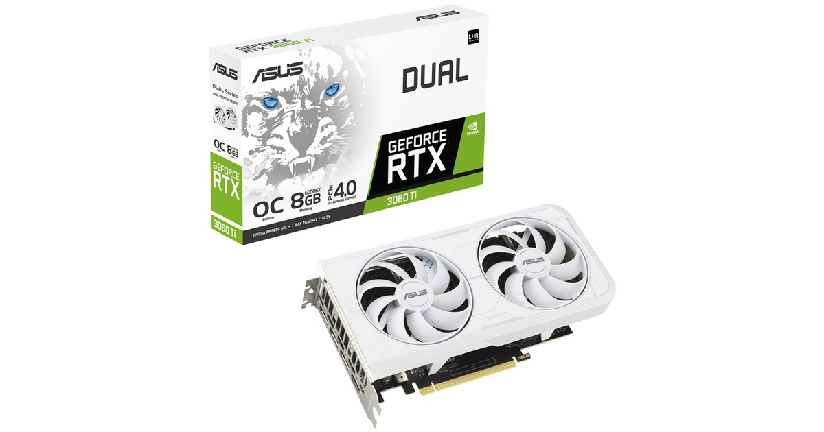 ASUS DUAL-RTX3060TI-O8GD6X-WHITE | SoloTodo.cl