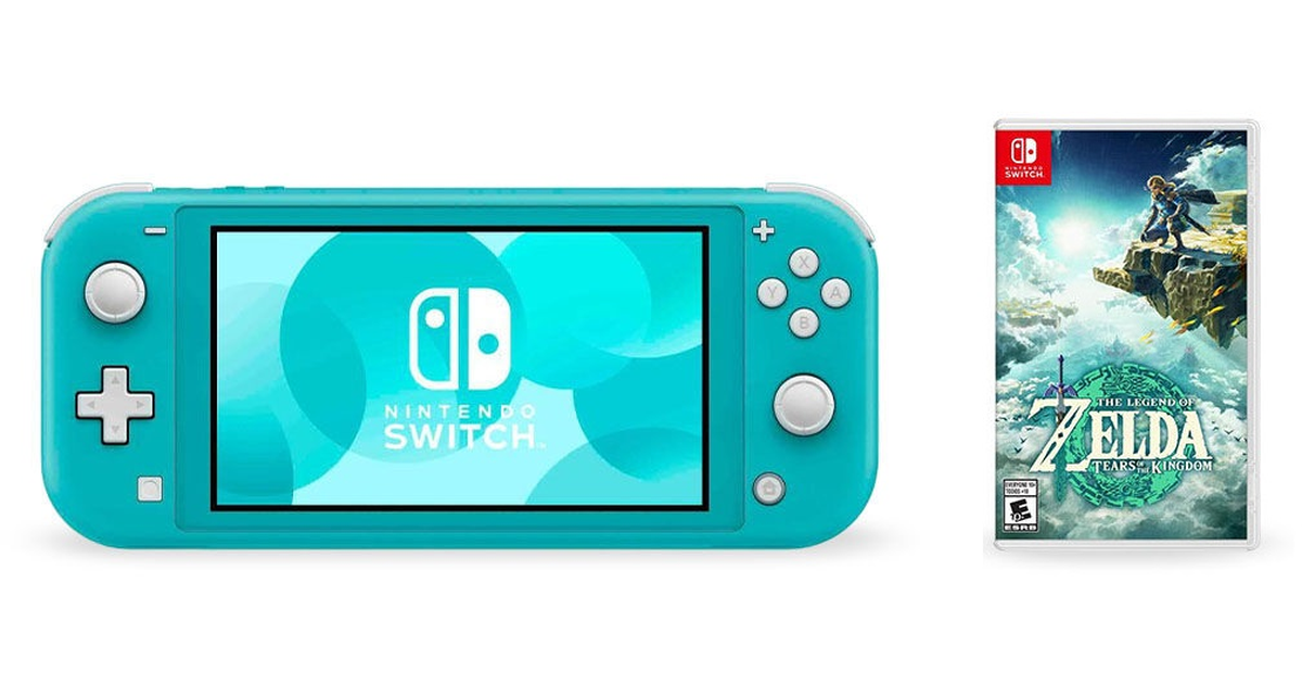 Nintendo Switch Lite Turquoise + The Legend of Zelda: Tears of the