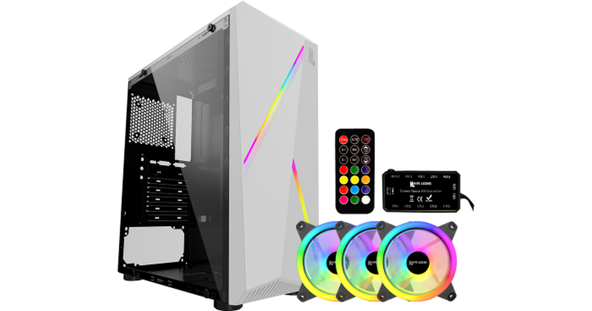 Hype Legend Gamer - White + 2 Fans Controlador | SoloTodo.cl
