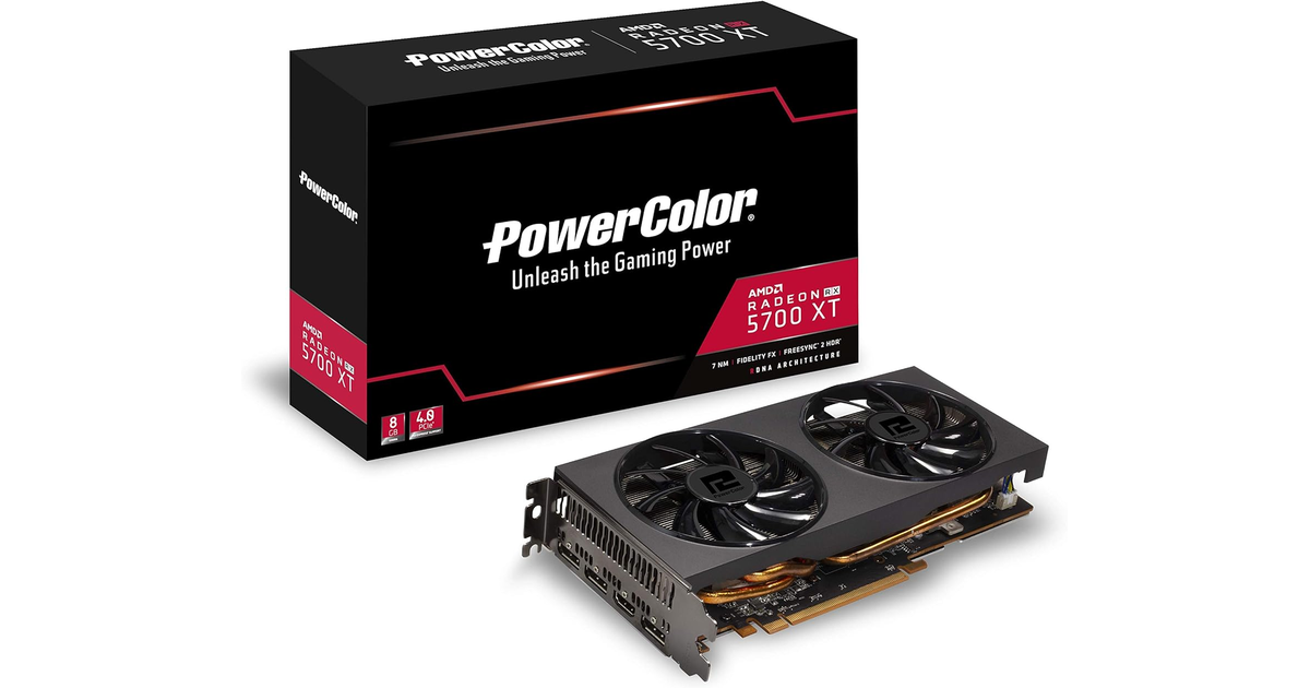 PowerColor Radeon RX 5700 XT 8GB [AXRX 5700 XT 8GBD6-3DH] | SoloTodo.cl