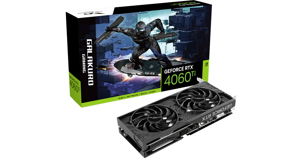 Galax Galakuro GeForce RTX 4060 Ti [GG-RTX4060Ti-E8GB/OC/DF] | SoloTodo.cl
