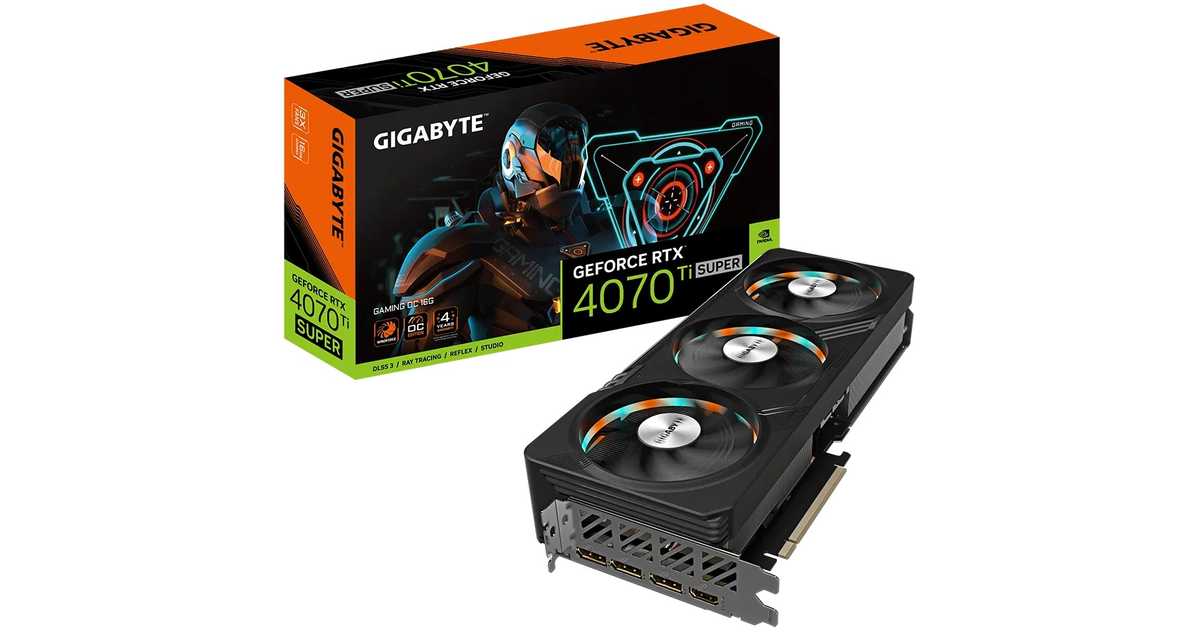 Gigabyte GeForce RTX 4070 Ti SUPER GAMING OC 16G [GV-N407TSGAMING