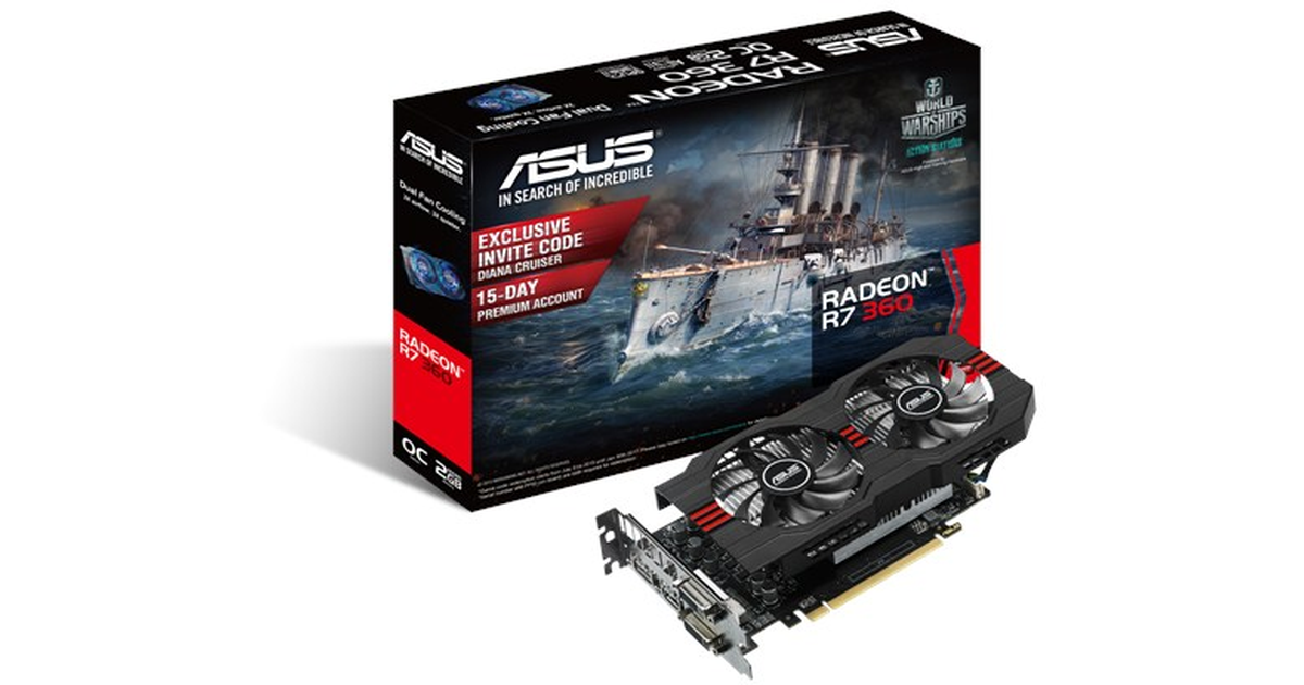 ASUS R7360-OC-2GD5-V2 | SoloTodo.cl