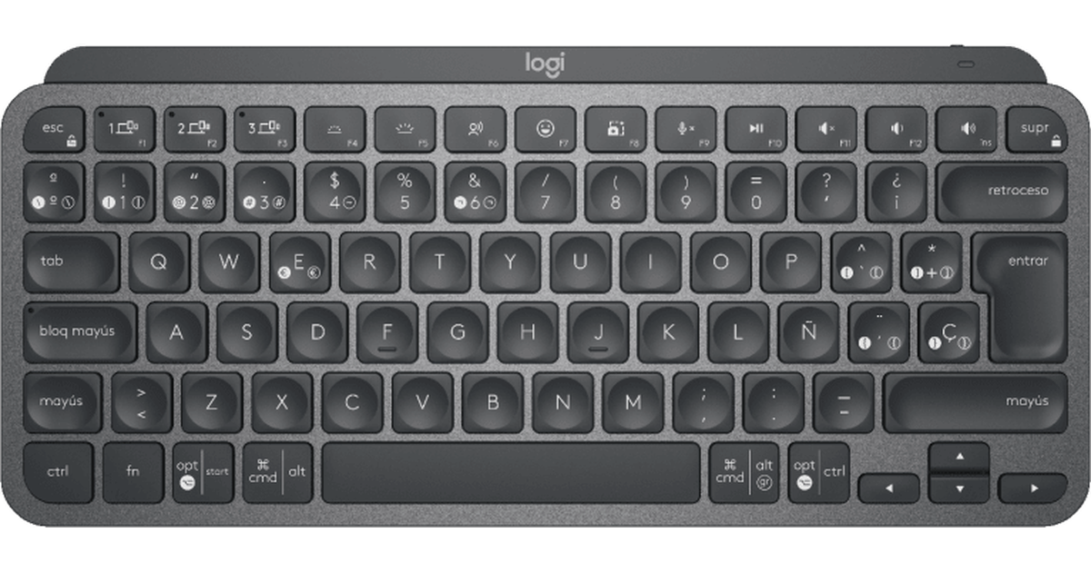 Logitech MX Keys Mini グレー Logitech MX Keys Mini for Business (920-010596) | SoloTodo.cl