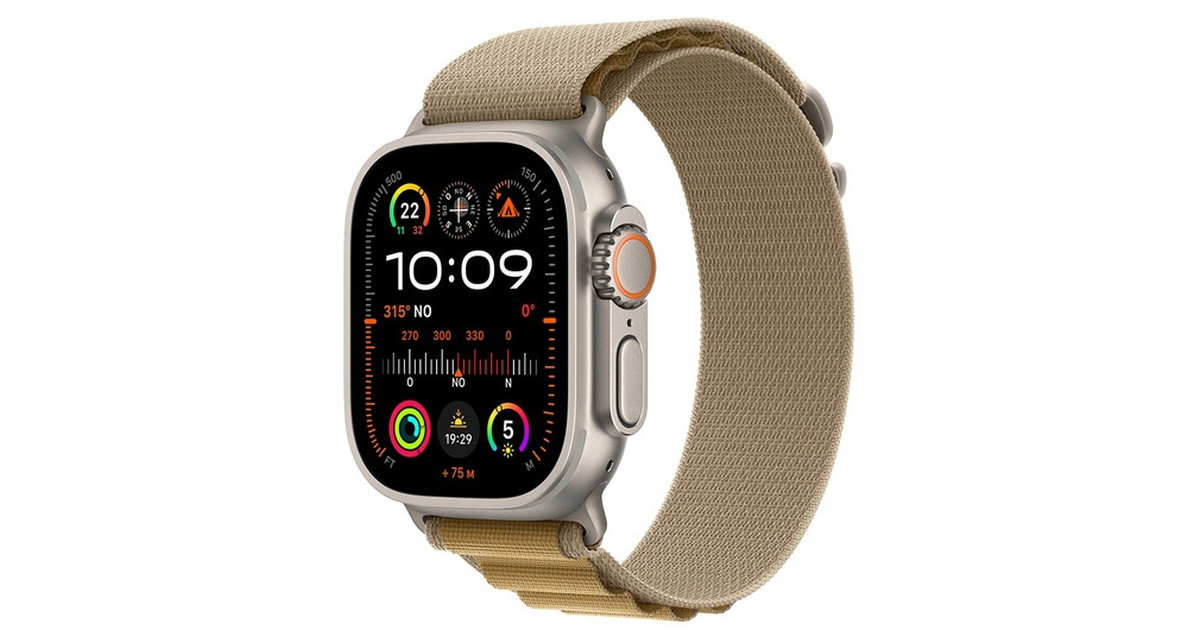 Apple Watch Ultra 2 49mm (Alpine Loop / Natural Titanium Case ...