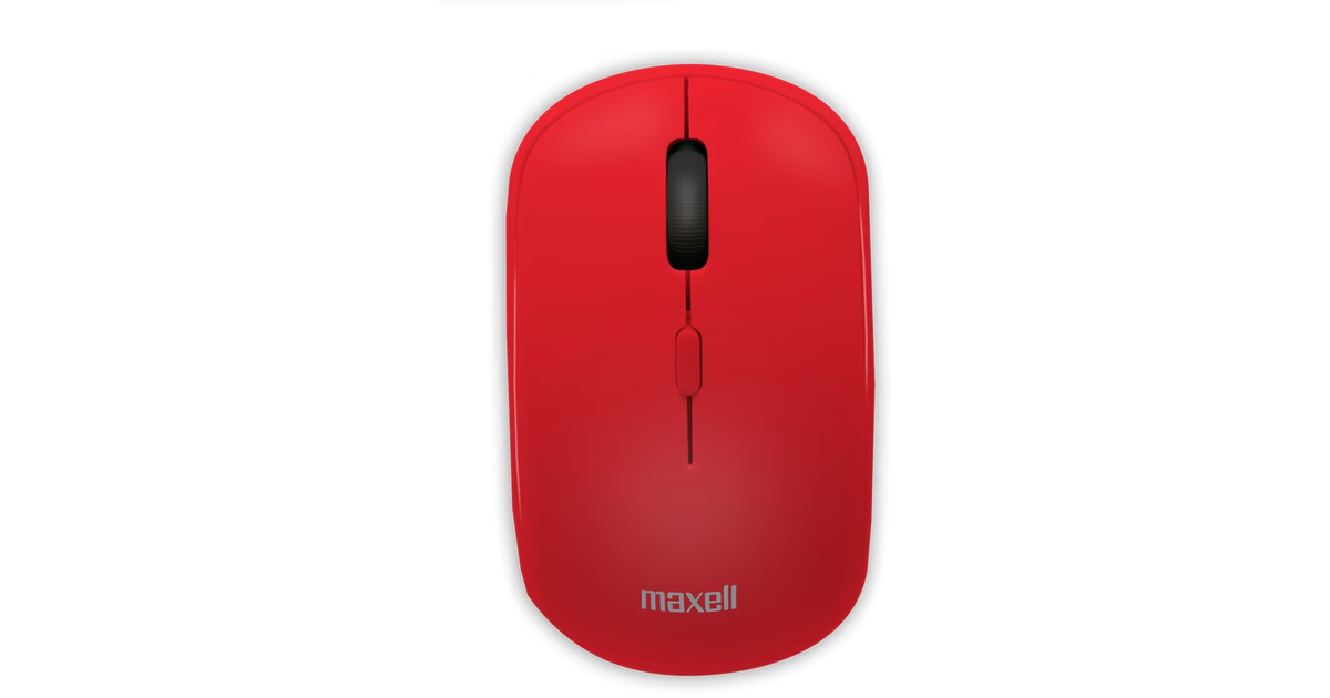 Maxell Wireless Mouse 1600DPI - Red (MOWL-100) | SoloTodo.cl