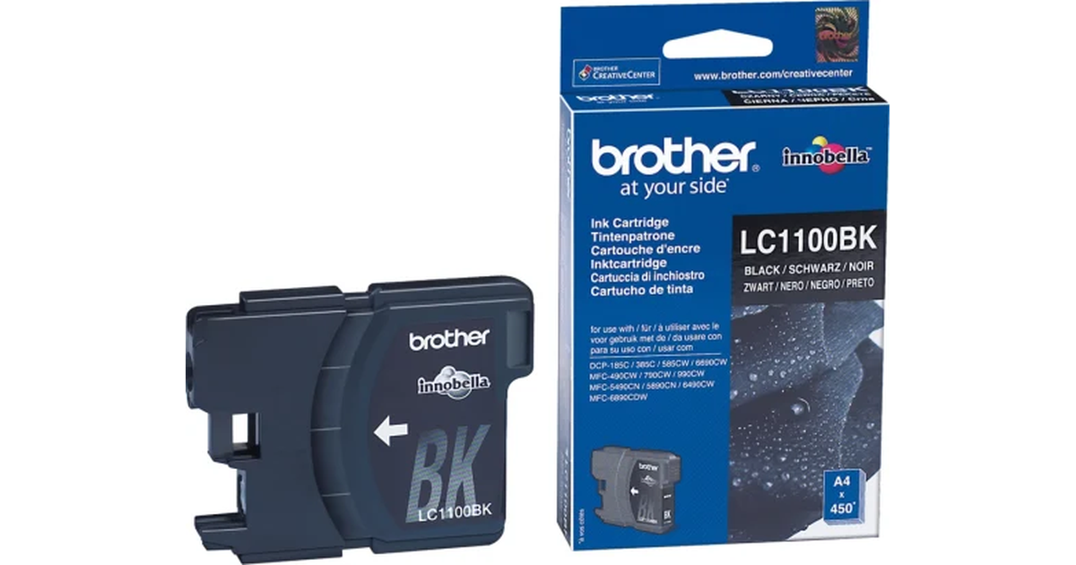 Cartuccia Inchiostro Originale Brother LC1100BK Nero – Nuova Sigillata Per Stampanti A Getto D'inchiostro Brother