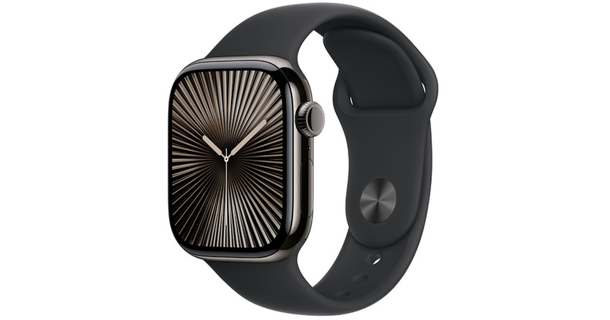 Apple Watch Series 10 42mm (GPS + Cellular / Graphite Titanium Case ...