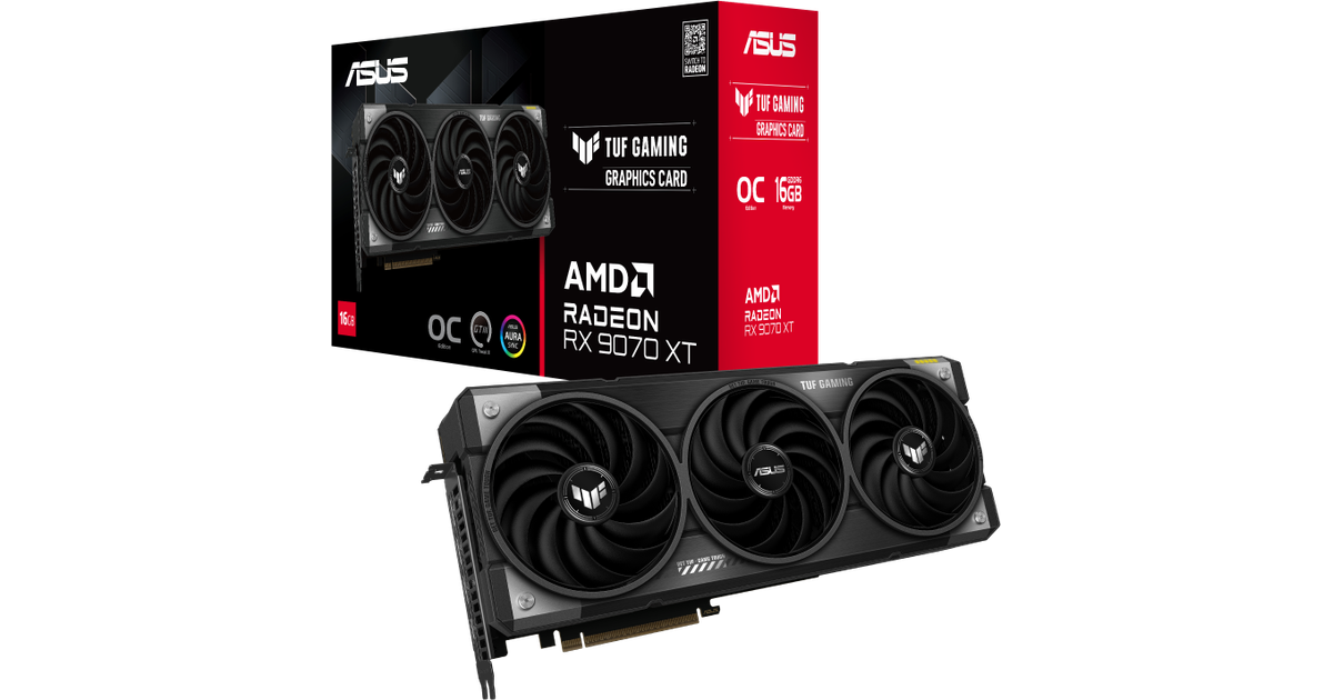 ASUS TUF Gaming Radeon RX 9070 XT 16GB GDDR6 OC Edition [TUF