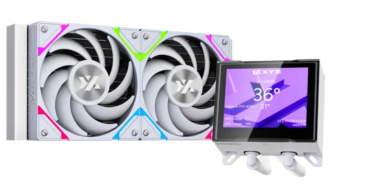XYZ Hydroview 240 - White (X-WC-HYDROVIEW-240W) | SoloTodo.cl