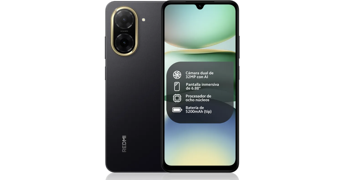 Xiaomi Redmi A5 (128 GB / 4 GB / Midnight Black) | SoloTodo.cl