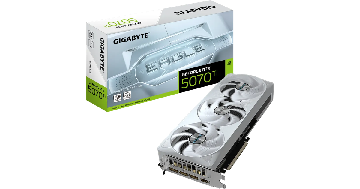 Gigabyte GeForce RTX 5070 Ti EAGLE OC ICE SFF 16G [GV-N507TEAGLEOC