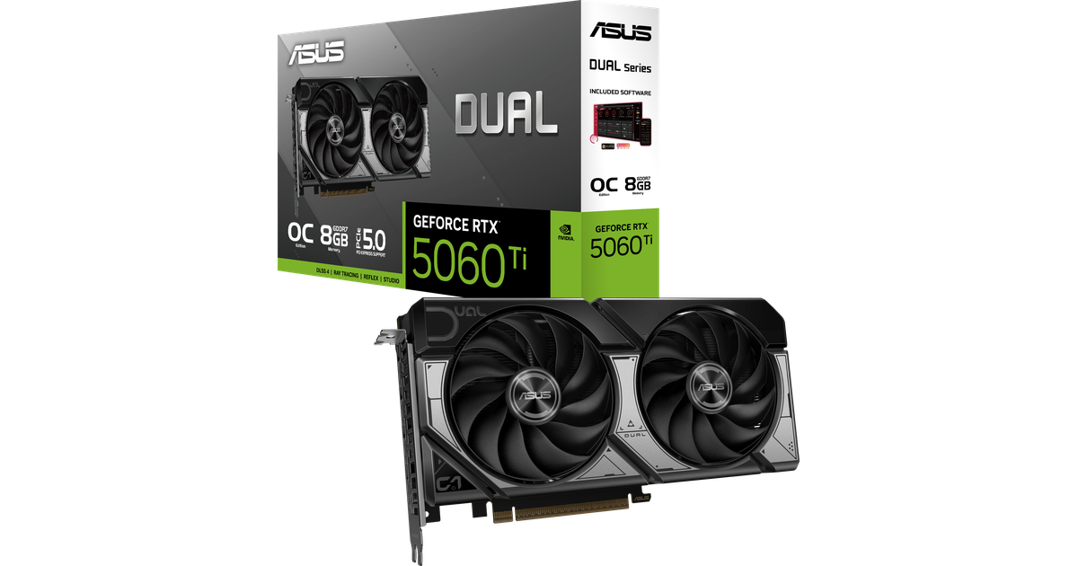 ASUS Dual GeForce RTX 5060 Ti 8GB GDDR7 OC Edition [DUAL-RTX5060TI
