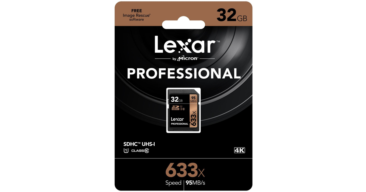 Lexar Professional SDHC / SDXC 32 GB Class 10 / UHS Class 1 (U1 ...