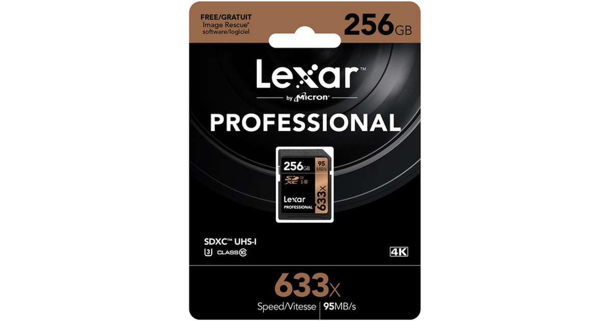 Lexar Professional SDHC / SDXC 256 GB Class 10 / UHS Class 3 (U3 ...