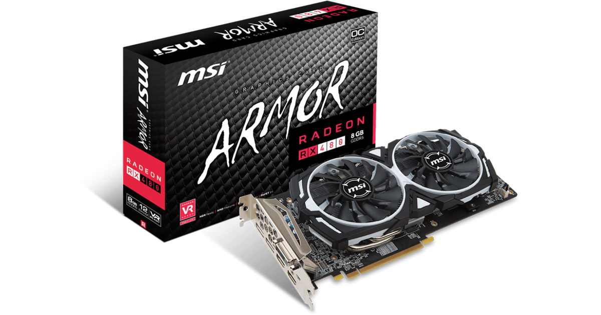MSI Radeon RX 480 ARMOR 8G OC [RX 480 ARMOR 8G OC] | SoloTodo.cl