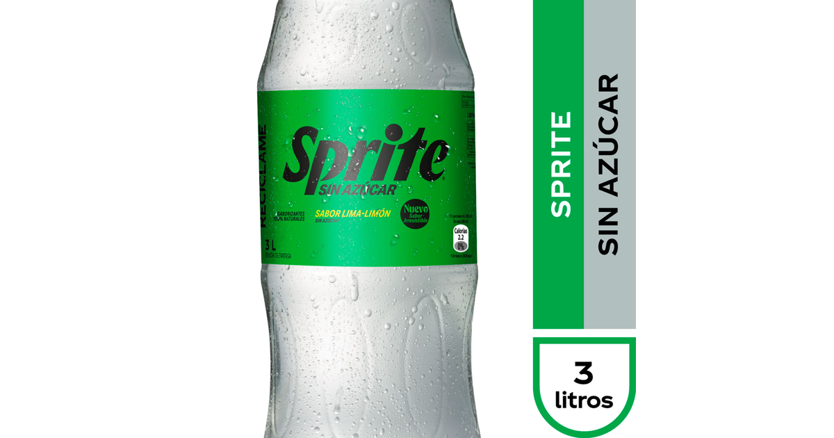 Sprite Bebida Sprite Sin Azúcar (1 un. / 3000 mL.) | SoloTodo.cl