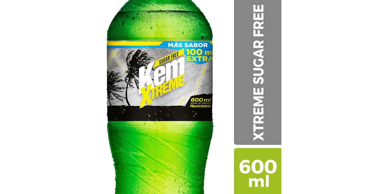 Kem Xtreme Gaseosa Kem Xtreme Sin Azúcar (1 un. / 600 mL.) | SoloTodo.cl