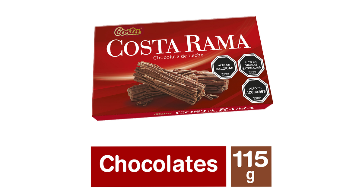 Costa Chocolate de Leche Rama (1 un. / 115 g.) | SoloTodo.cl