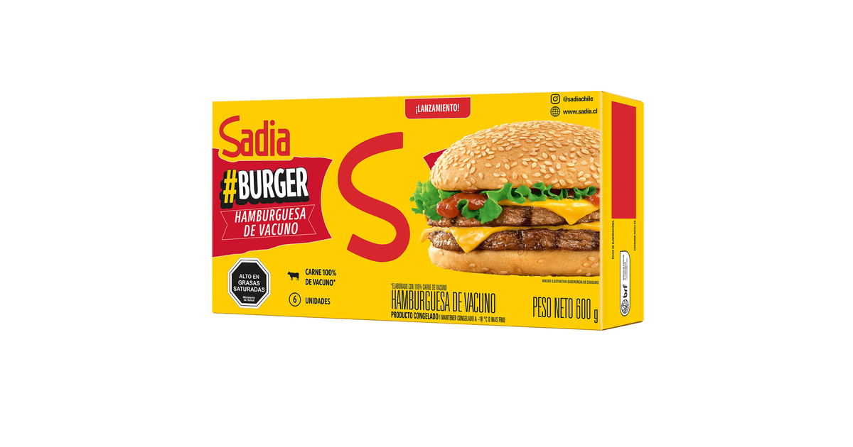 Sadia Hamburguesa de Vacuno (600 g.) | SoloTodo.cl