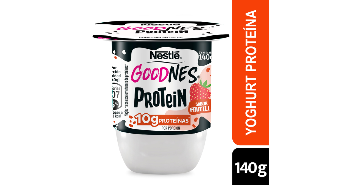 Nestlé Goodnes Protein Frutilla (1 un. / 140 g.) | SoloTodo.cl