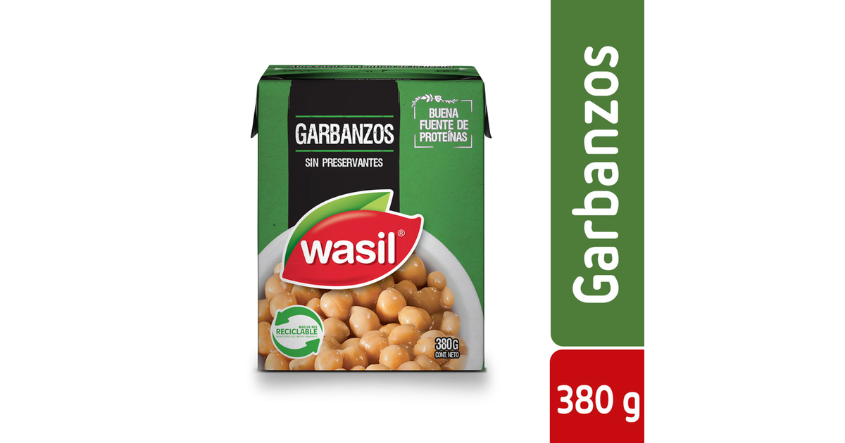 Wasil Garbanzos drenados (380 g.) | SoloTodo.cl