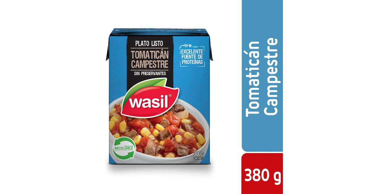 Wasil Tomaticán (380 g.) | SoloTodo.cl