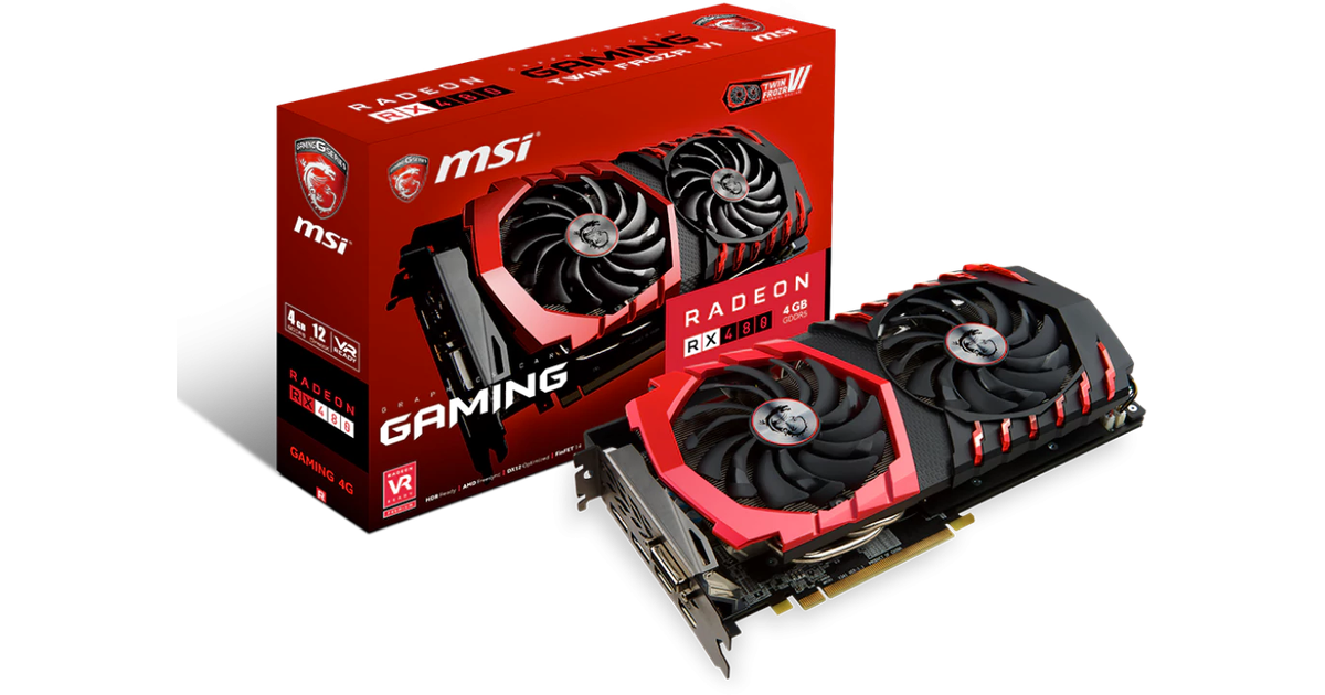 MSI Radeon RX 480 GAMING 4G [RX 480 GAMING 4G] | SoloTodo.cl