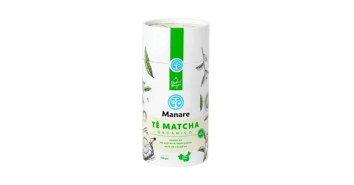 Manare Té Matcha Orgánico (100 g.) | SoloTodo.cl