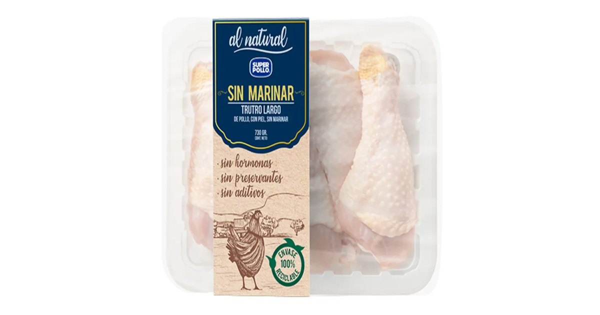 SUPER POLLO Trutro Largo sin Marinar (730 g.) | SoloTodo.cl