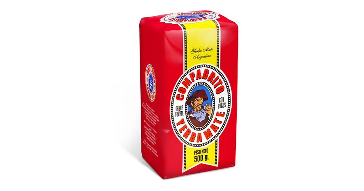 COMPADRITO Yerba Mate con Palos Fuerte (500 g.) | SoloTodo.cl