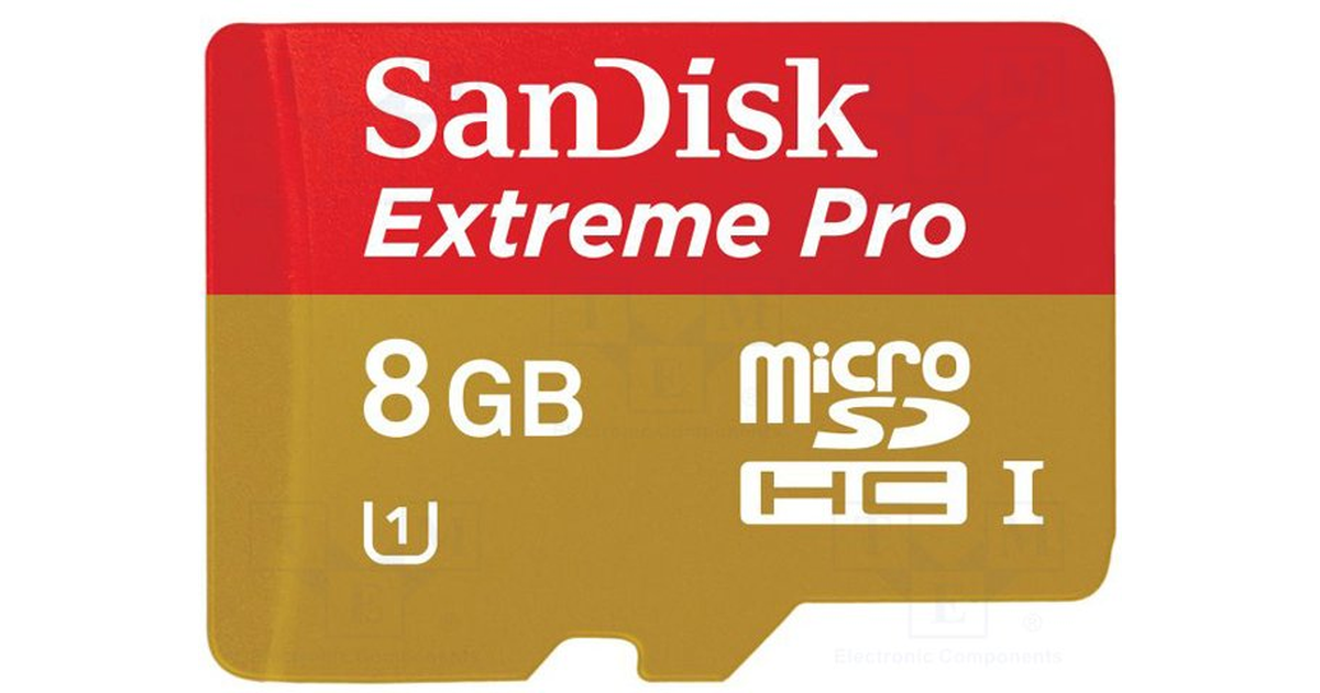 SanDisk Extreme Pro microSDHC 8 GB UHS-I (Class 10 / Speed Class 1 ...