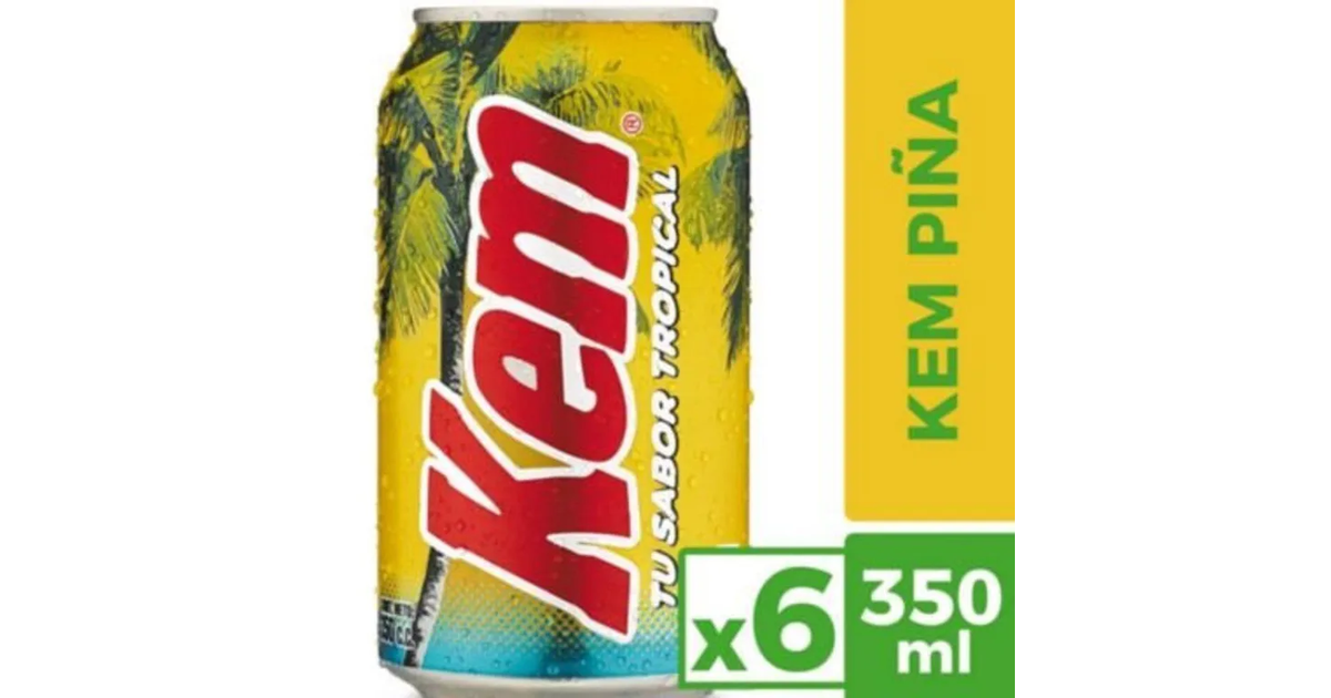 KEM Pack 6 Bebidas Kem Piña Lata (6 un. / 2100 mL.) | SoloTodo.cl