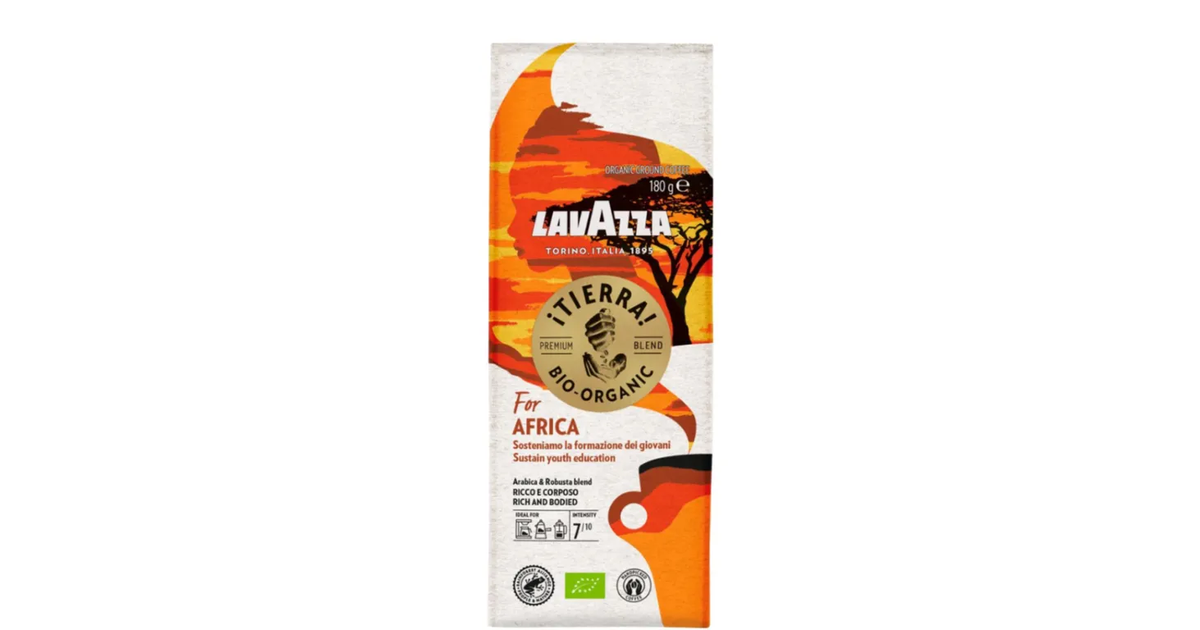LAVAZZA Café Molido Orgánico For Africa (180 g.) | SoloTodo.cl