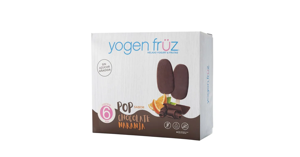 YOGEN FRUZ PACK CHOCOLATE NARANJA (6 un. / 396 mL.) | SoloTodo.cl
