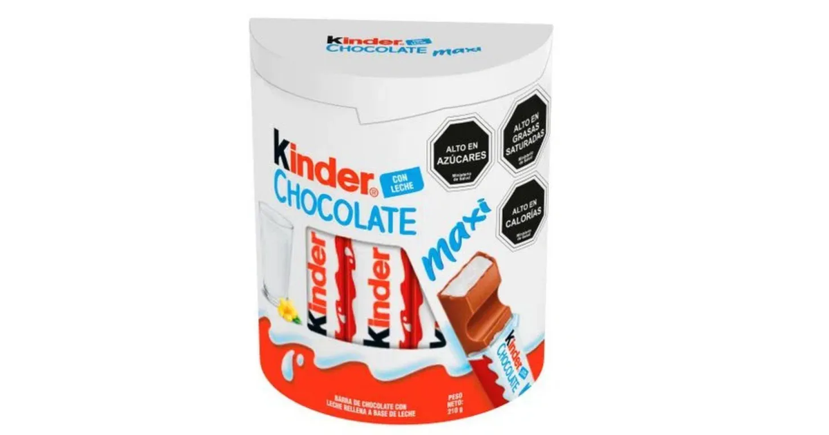 FERRERO ROCHER Chocolate Kinder Maxi (10 un. / 210 g.) | SoloTodo.cl